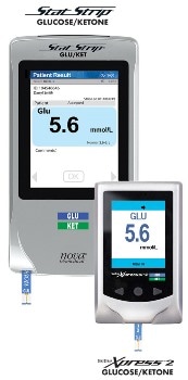 Glucose/Ketone* level meters: StatStrip® and StatStrip Xpress®2